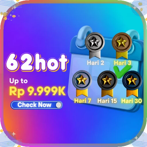 Aplikasi 62hot Terbaru dengan Fitur Terbaik APK Resmi — ikon aplikasi