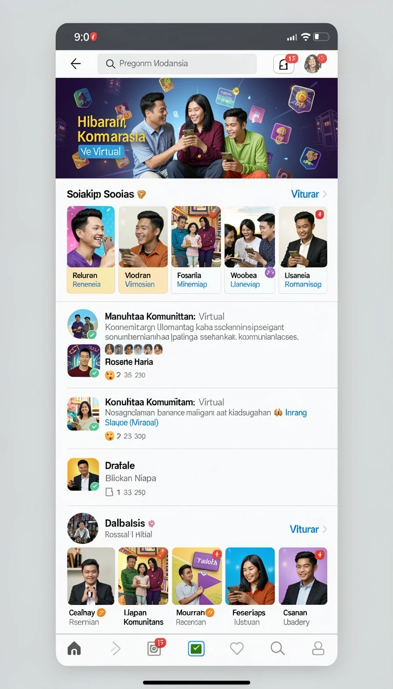 Cuplikan layar menu unduhan dhx4d untuk perangkat Android